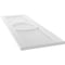 Ekena Millwork True Fit PVC Center Circle Arts & Crafts Fixed Mount Shutters, Unfinished, 12W x 80H, PR TFP001AC12X080UN - alternate 12